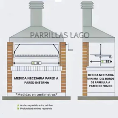 Parrilla 80 x 60 Cm Chapa Reforzada 1,6 mm - comprar online