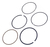 Juego Set Aros De Piston Para Honda Biz / Cb1 125 52,3 Mm en internet