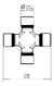 Cruceta Para Nudo Doble Cruceta Ford Duty Spicer 5-178 - 073 Marketing