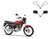 Kit X24 Espejos Rectangular Negro Mate Cg 150 Cc Osaka en internet
