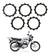 Disco De Embrague Suzuki Ax100 (5 Piezas) Osaka Mot-demax