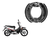 Zapata De Freno Zanella Zb110 110mm Resorte Cruzado Oferta!!