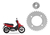 Kit Corona Y Piñon Honda Biz 125 34/14 Osaka Kcp-106