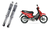 Kit X2 Amortiguadores Dual 110 Cc Cronos Cromados Osaka en internet