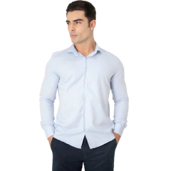 Camisa Oxford Pima Algodão Fio 80 Manga Longa Slim Fit
