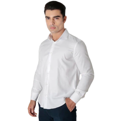 Camisa Oxford Pima Algodão Fio 80 Manga Longa Slim Fit en internet