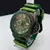 1ª Linha - Marina Militare - verde camuflado e grafite - Pulseira de borracha - À PROVA D'ÁGUA 