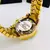 1ª Linha Venom Roleta - dourado, cinza e amarelo - Pulseira de aço - À PROVA D'ÁGUA