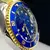 Relógio submariner réplica prata dourado azul