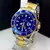 Réplica Rolex Submariner prata dourado azul
