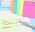 Imagen de Post it transparente Colores Neón