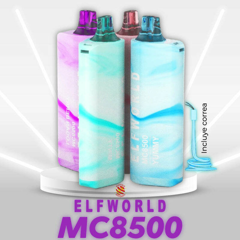 3 piezas de vapes Elfworld MC 8500 puffs - (copia)