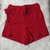 SHORT FEM VERMELHO ENXERIDA M