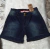 SHORT JEANS MEDRADO AZUL ESCURO TAM 42