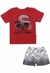 CONJUNTO VERMELHO SHORT MASC TAM PB 40747 (3-6 meses)