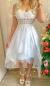 VESTIDO TULE BRANCO CROCHE TAM GG