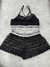 CONJUNTO LINGERIE CALVIN KLEIN TAM P PRETO