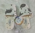 PANTUFA URSO CINZA CREME TAM29/30