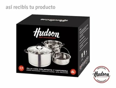 Olla colapasta y vaporera de acero inox. 24 cm. - Hudson - tienda online