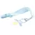 PRENDEDOR DE CHUPETA LISO 14CM MASC PIMPOLHO AZUL