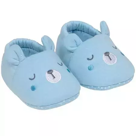 PANTUFA URSO AZUL- 18 A 24 MESES