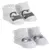 KIT MEIA C/2 PARES RN UNISSEX PIMPOLHO CINZA PINGUIM/CINZA C