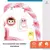 TAPETINHO MUSICAL ROSA ANIMAIS - Olly Baby E Kids