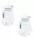 KIT MEIA LISA 3PRS/TAG CANO BAIXO BRANCA/CINZA UNISSEX 21 A