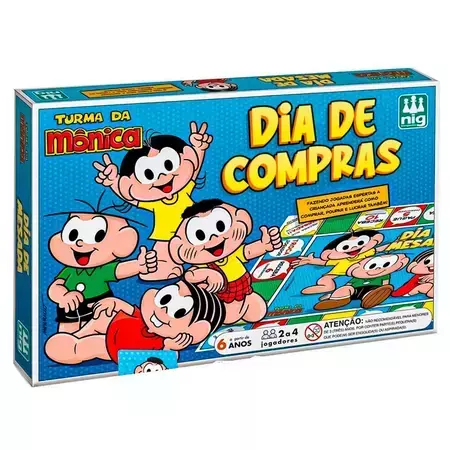 JG - DIA DE COMPRAS - TURMA DA MÔNICA