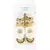 KIT MEIA C/2 PARES RN MAS PIMPOLHO BEGE TIGRE/BRANCO LEAO