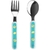 KIT TALHER INFANTIL COLHER E GARFO EM INOX UNISSEX PIMPOLHO