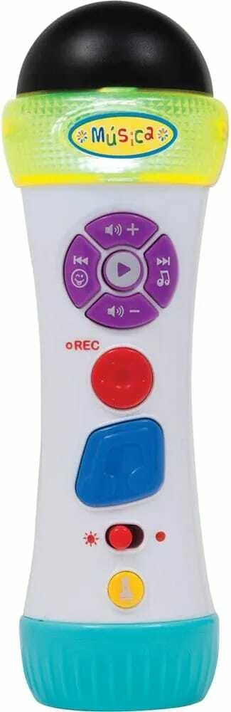 MICROFONE MUSICAL CANTA E GRAVA