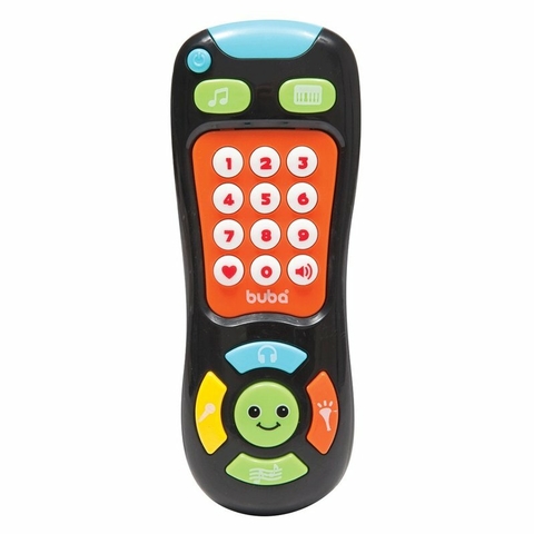 CONTROLE REMOTO MUSICAL PRETO SORTIDO