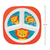 PRATO COM DIVISORIAS ANIMAL FUN LEAO - comprar online