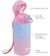 COPO TERMICO COM CANUDO ROSA DEGRADE - Olly Baby E Kids