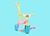 TRICICLO TCHUCO UNICORNIO COM HASTE