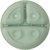 PRATINHO EM SILICONE COM VENTOSAS VERDE - loja online