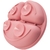 PRATINHO EM SILICONE COM VENTOSAS ROSA - Olly Baby E Kids