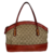 Bolsa Gucci Canvas Laidback Crafty Monograma Bambu Laranja