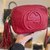 Bolsa Gucci Disco Soho Vermelha na internet