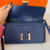 Bolsa Hermès Constance To Go Wallet Epsom Blue - loja online
