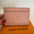 Porta-cartões Louis Vuitton Rosa - comprar online