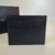 Porta-cartões Prada em couro Saffiano All Black na internet