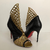 Sandália Christian Louboutin Metallic Python Bougliona Cutout - loja online