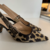 Scarpin Dior J`Adior Slingback Animal Print - Wishlist Brechó