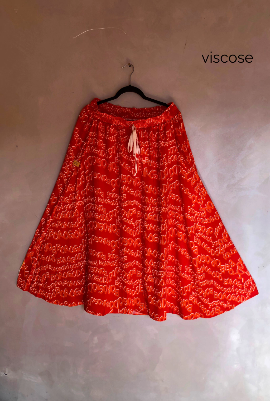 Saia Frida Borogodó vermelho ferrugem