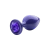 REF 272-Lite Plug Roxo com Glitter e Pedra Roxa Tamanho M na internet