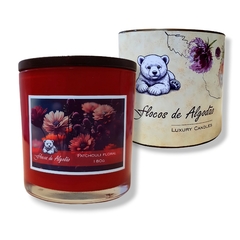 Vela Aromática - Patchouli Floral 180g - Flocos de Algodão na internet