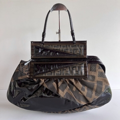 Fendi To You Zucca Maxi Clutch