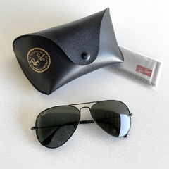 Óculos de Sol Ray-Ban Aviador Preto 3025
